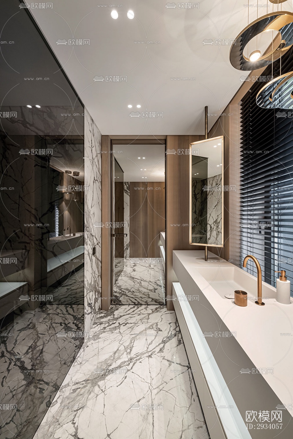 现代别墅效果图下载（渲染图8）