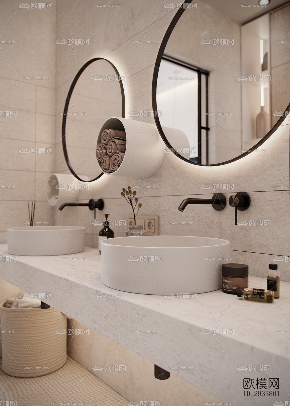 现代公寓效果图下载（渲染图6）