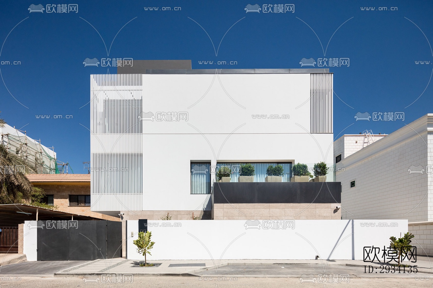 现代别墅效果图下载（渲染图8）