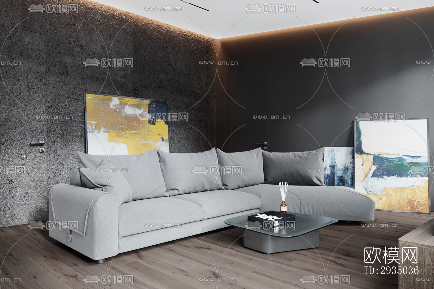 高级灰平层效果图下载（渲染图3）