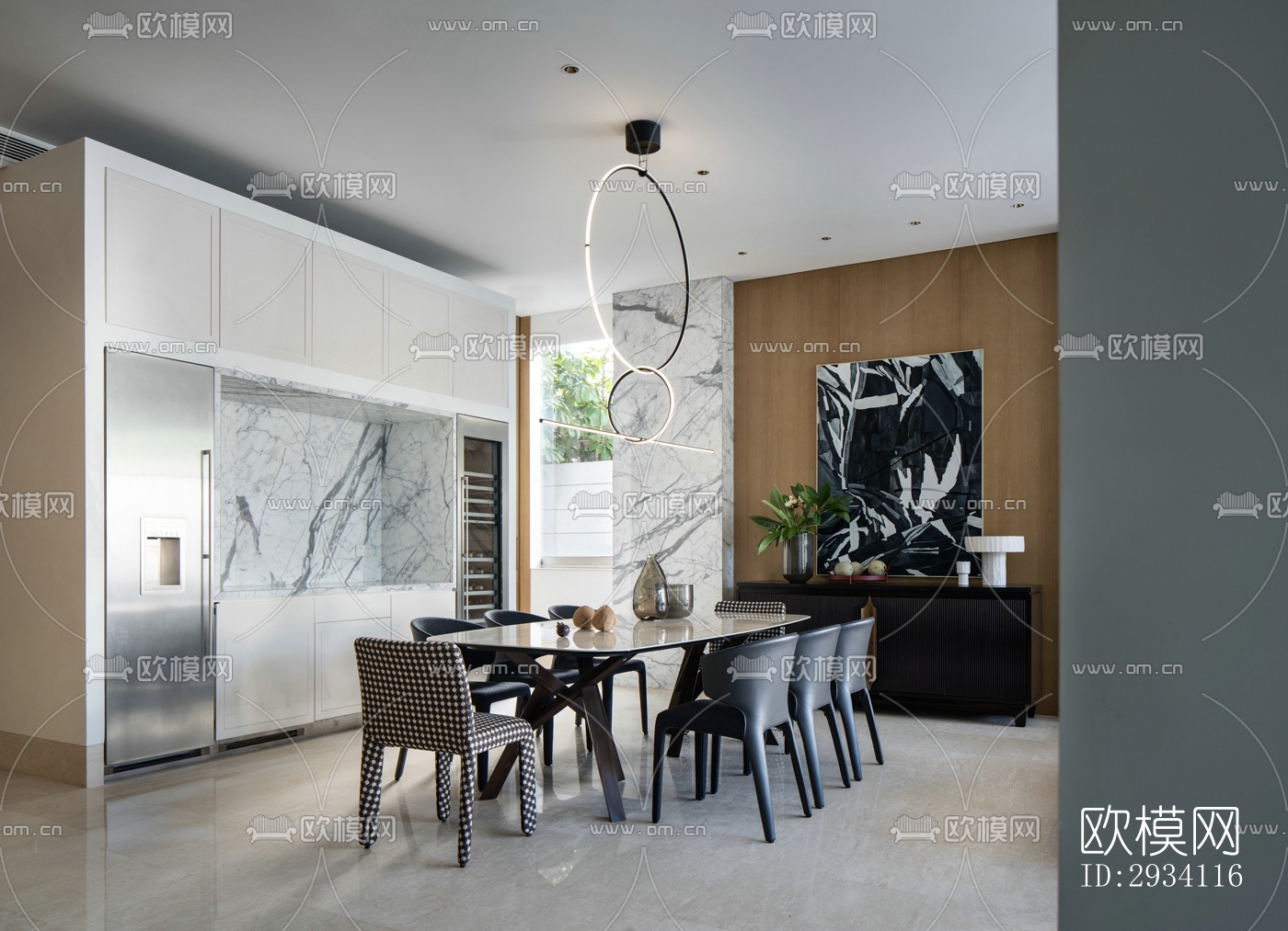 现代别墅效果图下载（渲染图12）