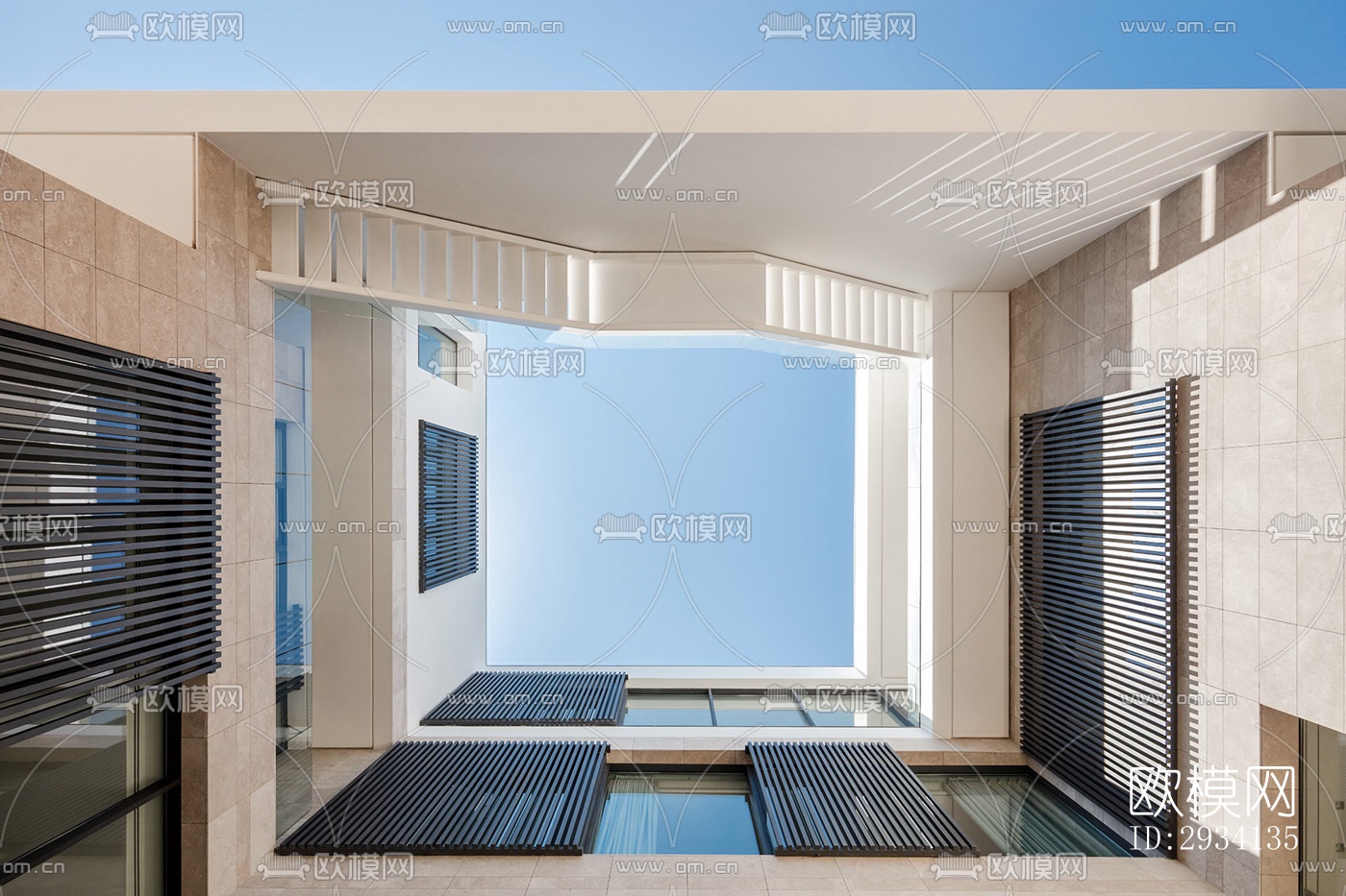 现代别墅效果图下载（渲染图6）