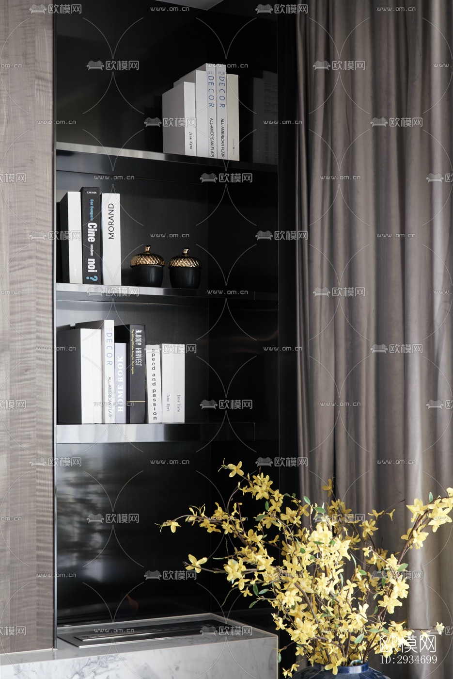 现代平层效果图下载（渲染图13）