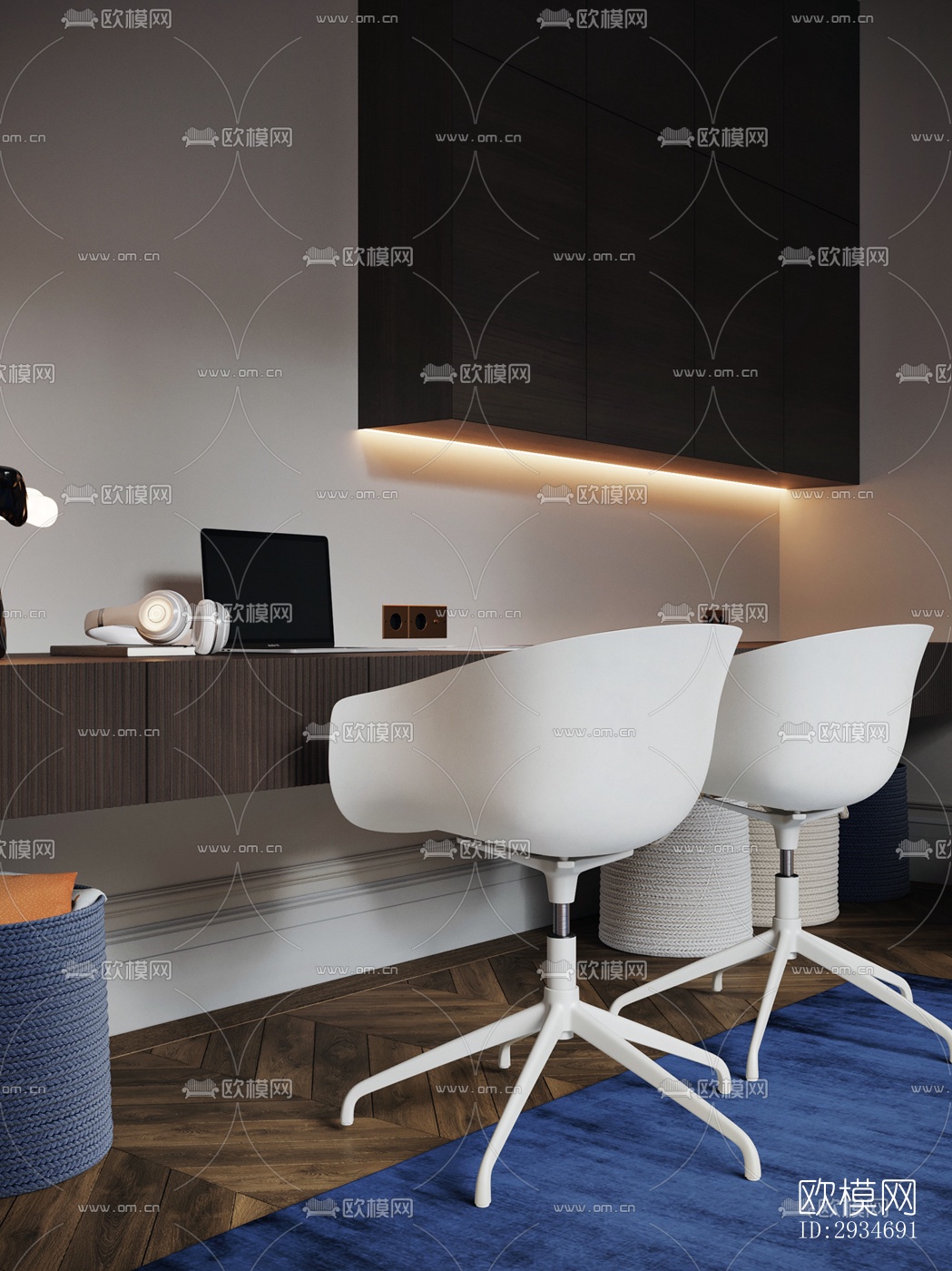 欧式平层效果图下载（渲染图7）