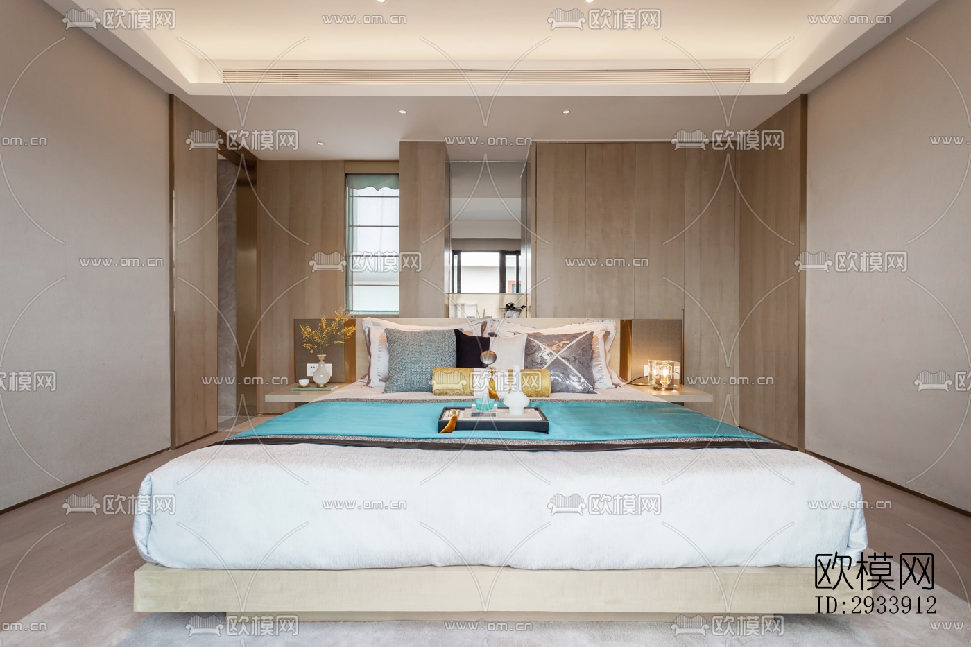 新中式别墅效果图下载（渲染图1）