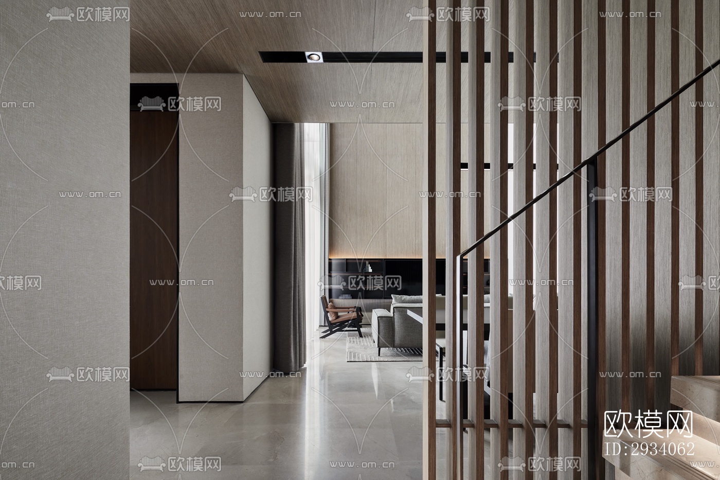 现代别墅效果图下载（渲染图11）