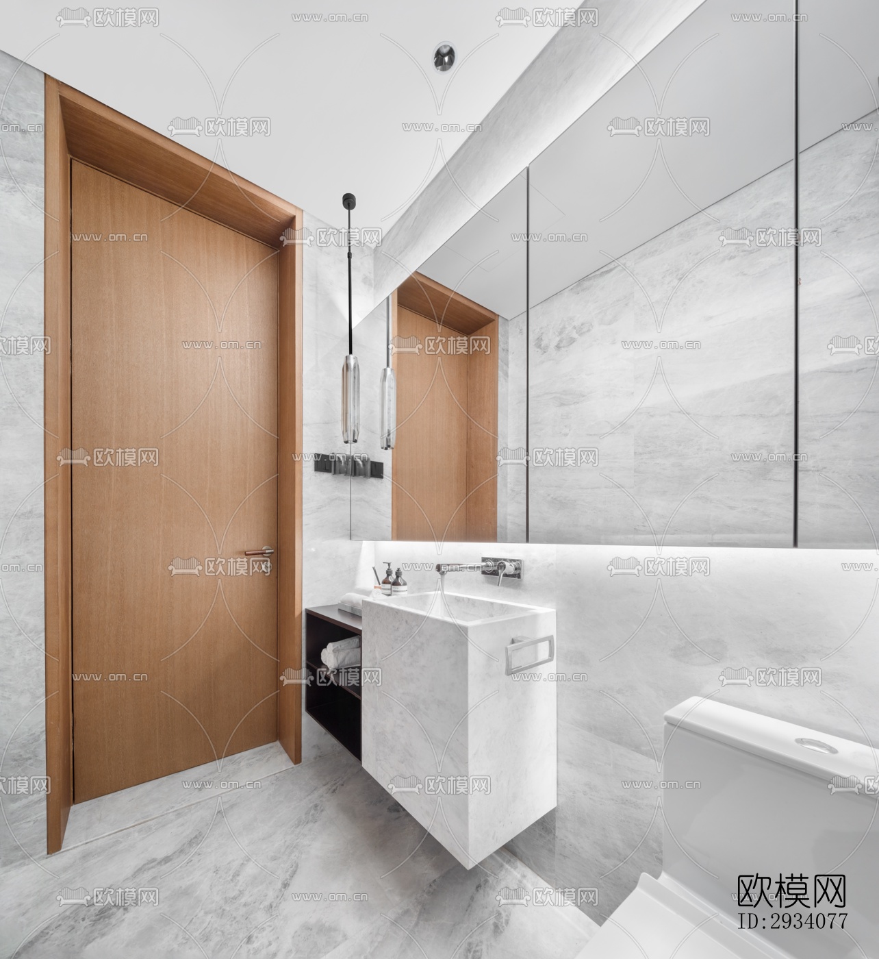 现代别墅效果图下载（渲染图12）