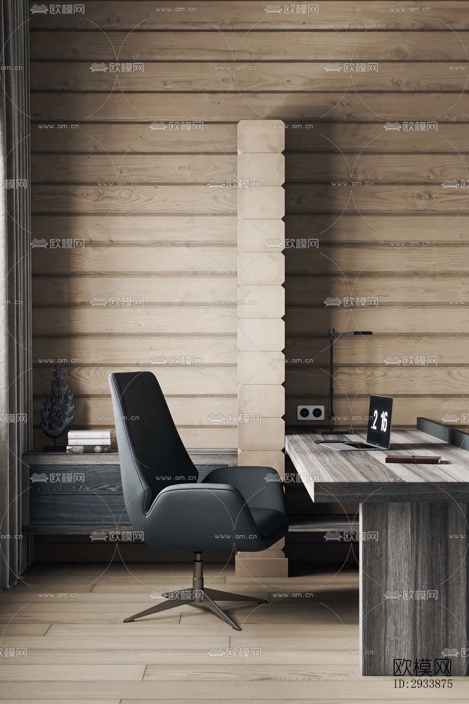 北欧别墅效果图下载（渲染图10）