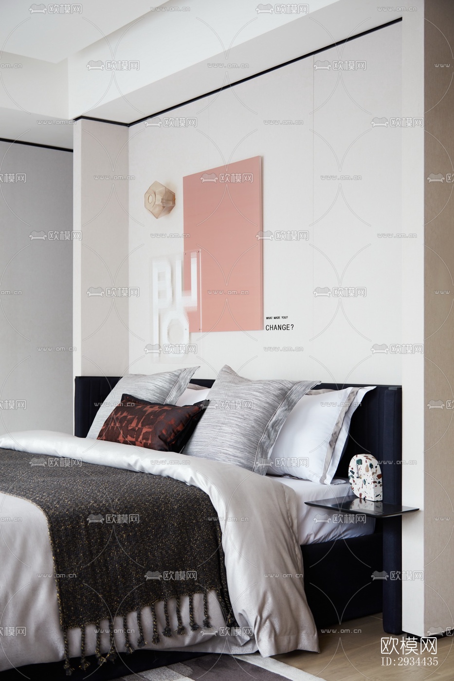 后现代平层效果图下载（渲染图12）