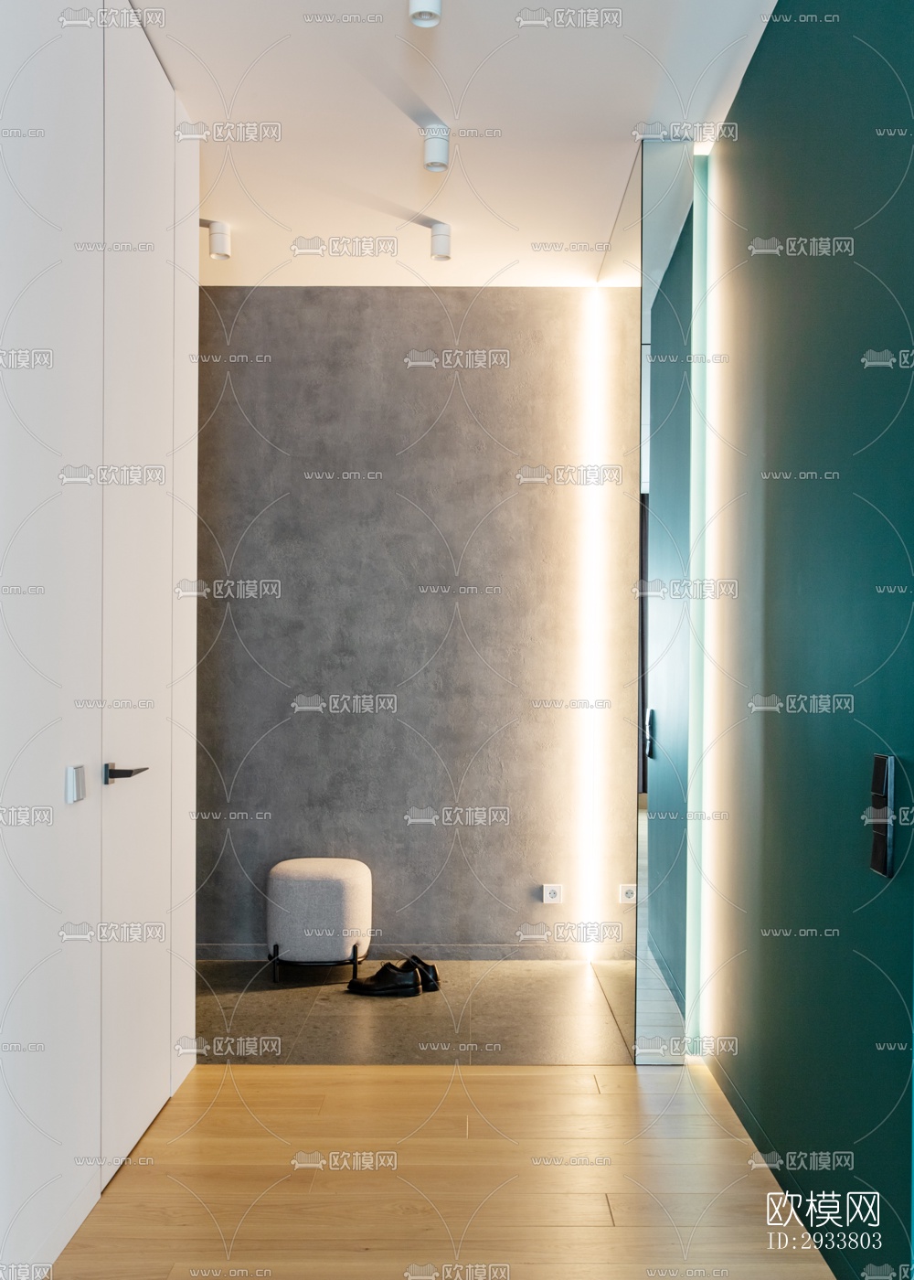 现代公寓效果图下载（渲染图10）