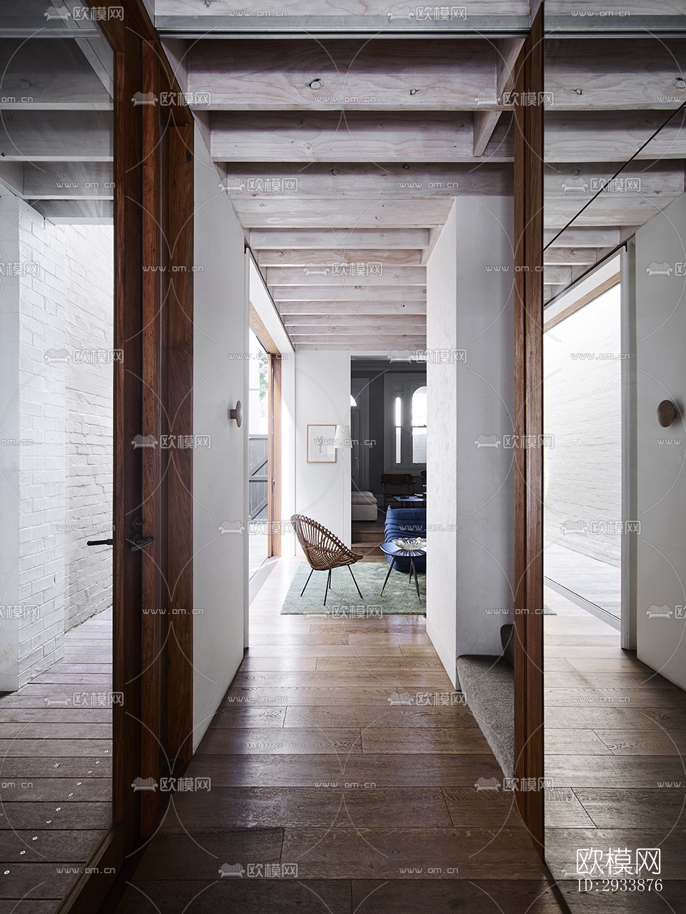 北欧别墅效果图下载（渲染图16）