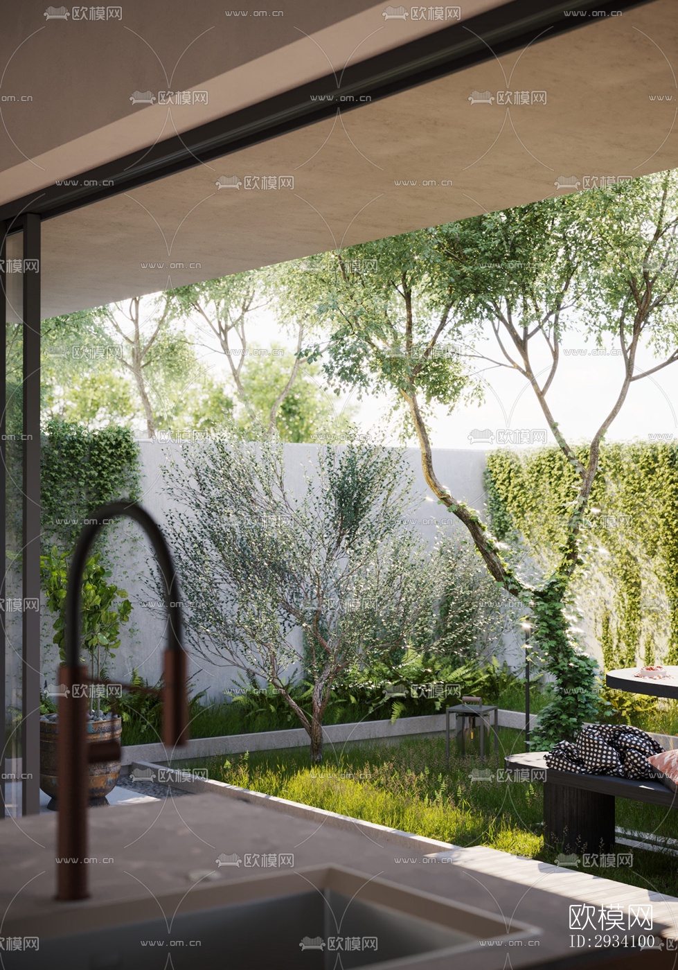 现代别墅效果图下载（渲染图17）