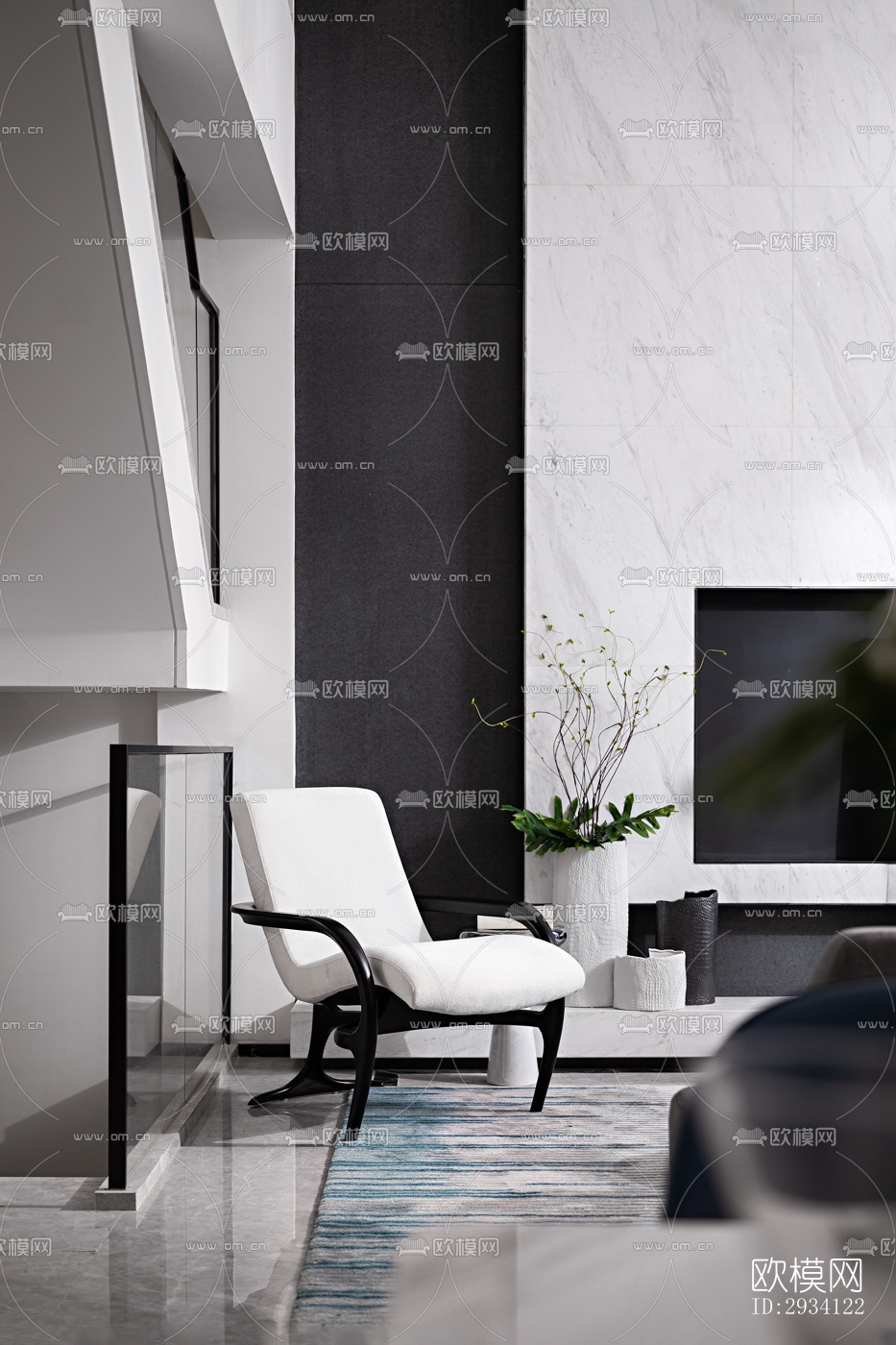 现代别墅效果图下载（渲染图3）