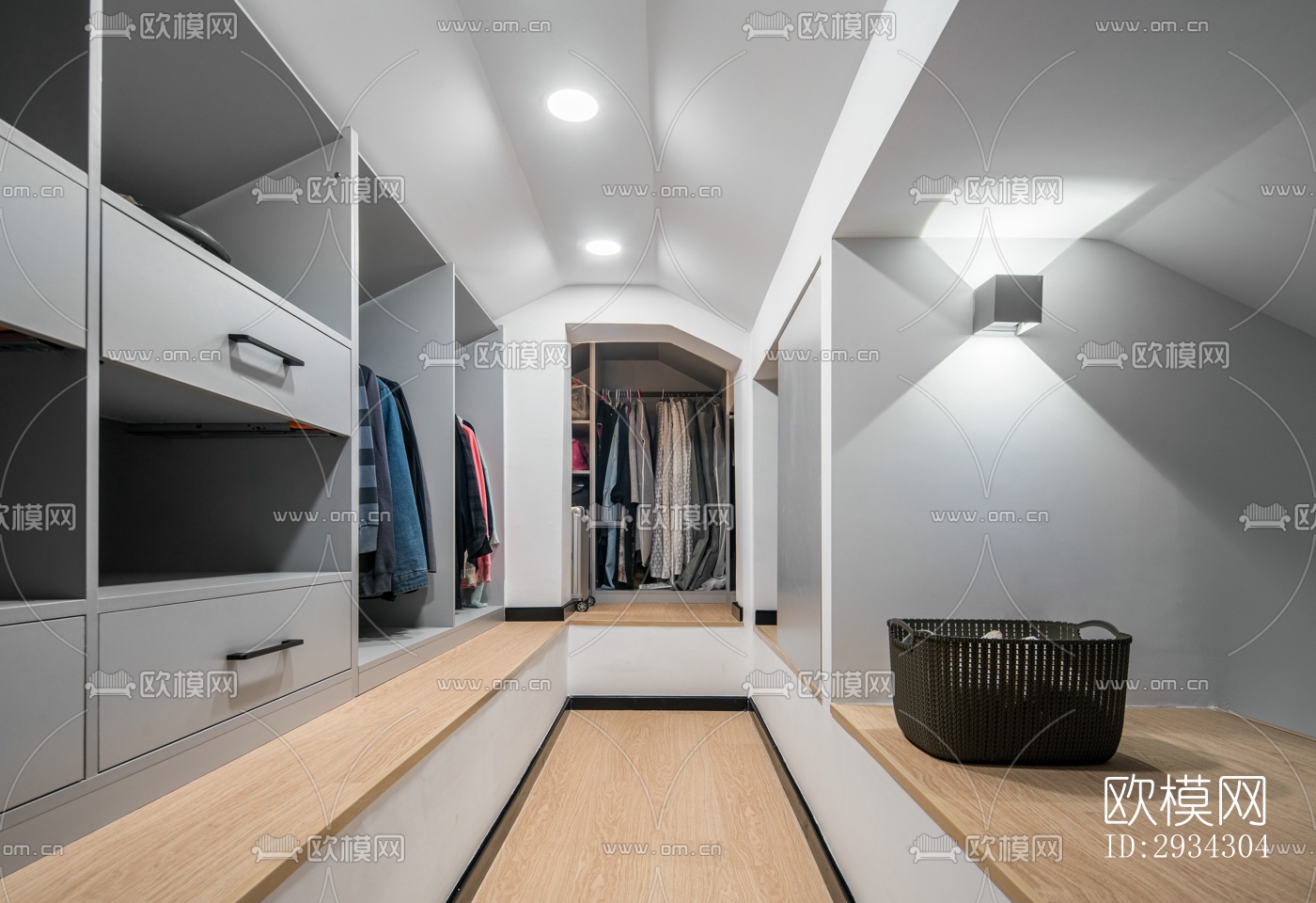 现代复式效果图下载（渲染图15）