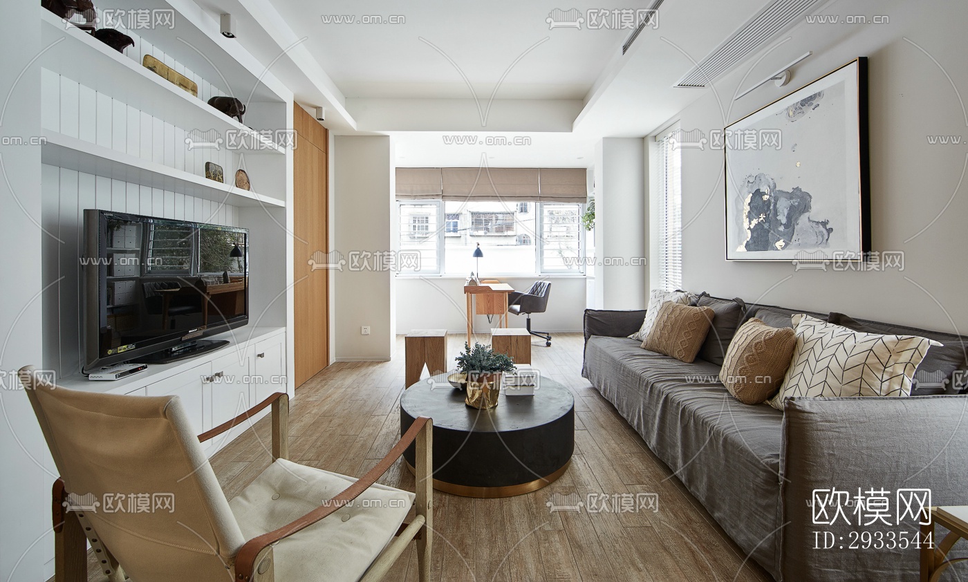 北欧公寓效果图下载（渲染图14）