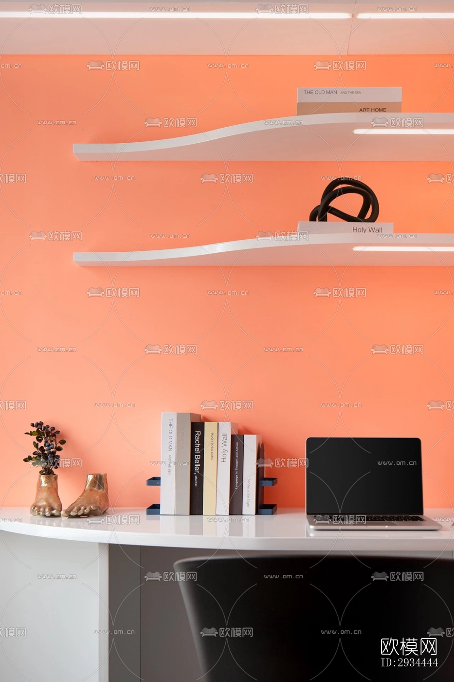 后现代平层效果图下载（渲染图2）