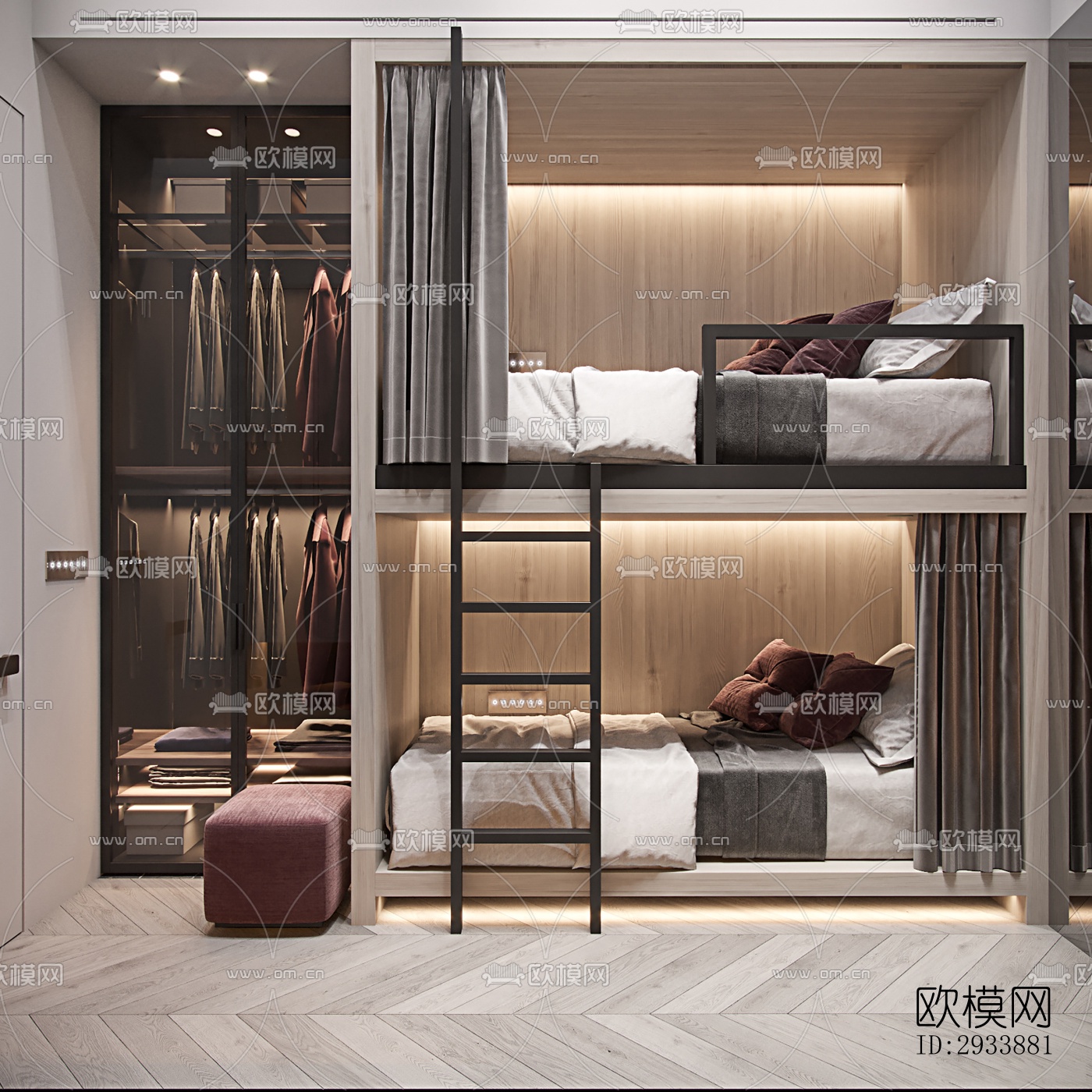 北欧别墅效果图下载（渲染图3）