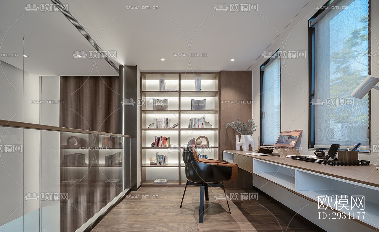 北欧复式效果图下载（渲染图6）