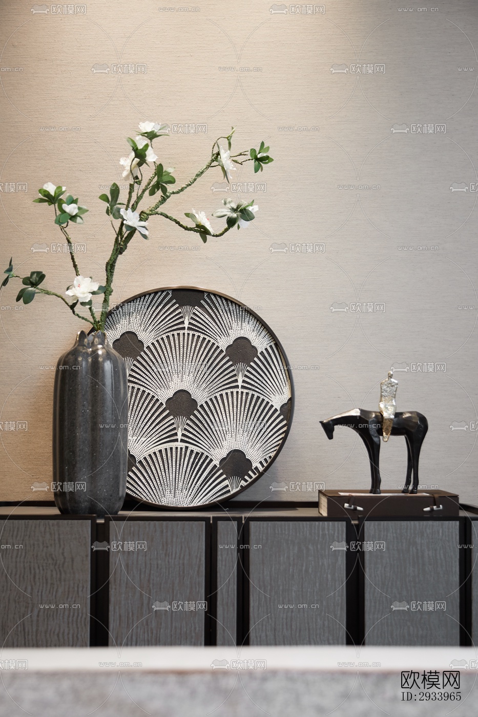 新中式别墅效果图下载（渲染图19）