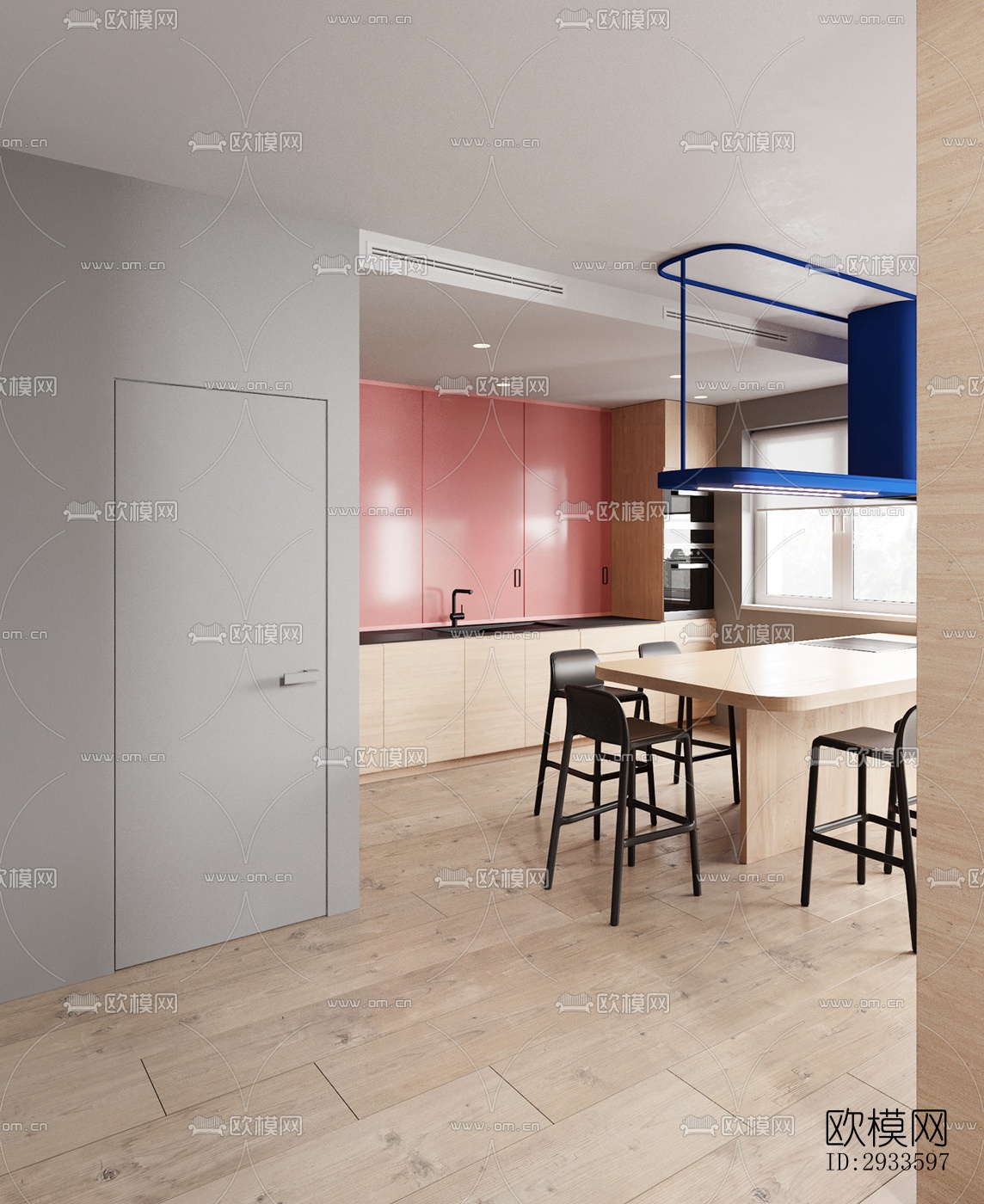 北欧公寓效果图下载（渲染图13）