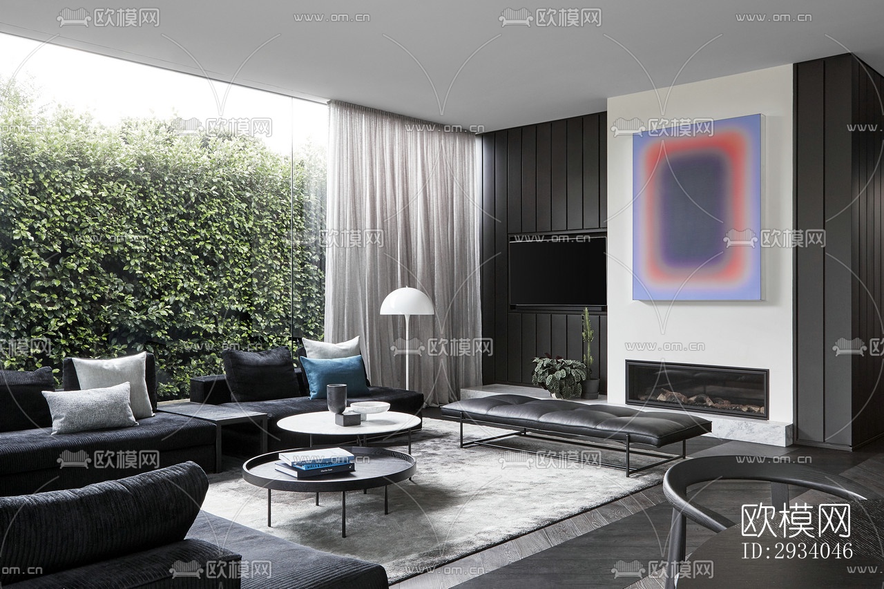 现代别墅效果图下载（渲染图10）