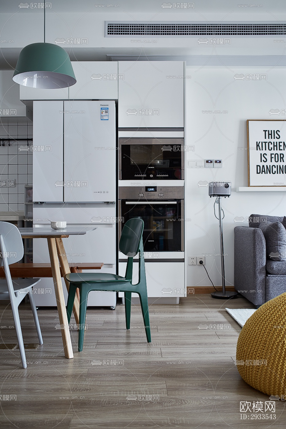 北欧公寓效果图下载（渲染图16）