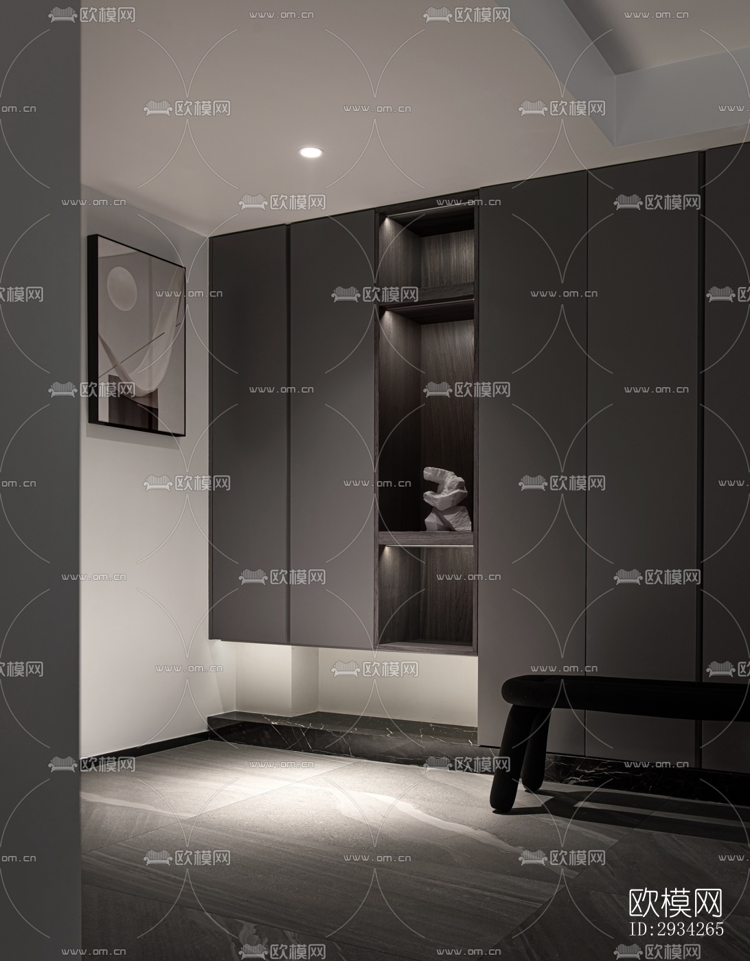 现代复式效果图下载（渲染图19）