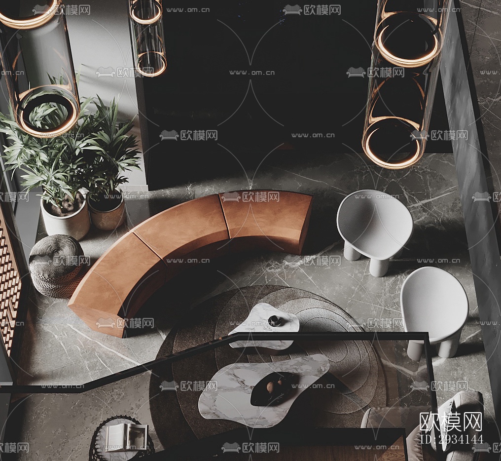 现代别墅效果图下载（渲染图11）