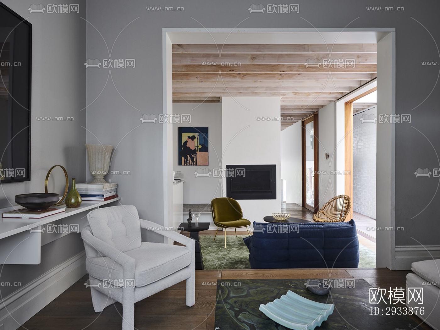 北欧别墅效果图下载（渲染图17）