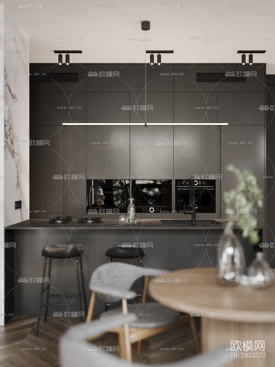 北欧公寓效果图下载（渲染图10）