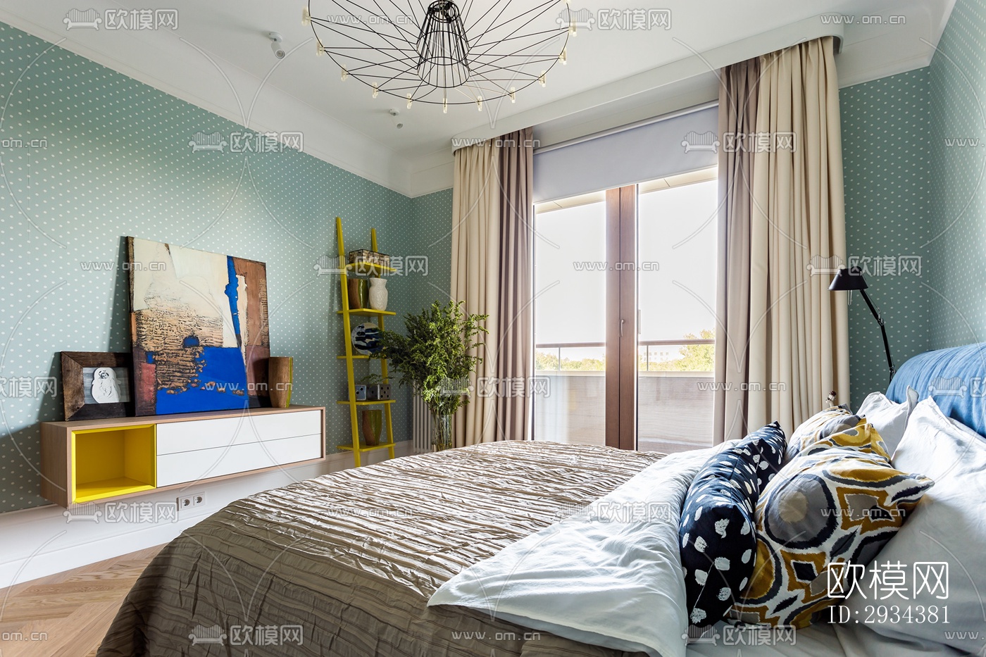 北欧平层效果图下载（渲染图3）