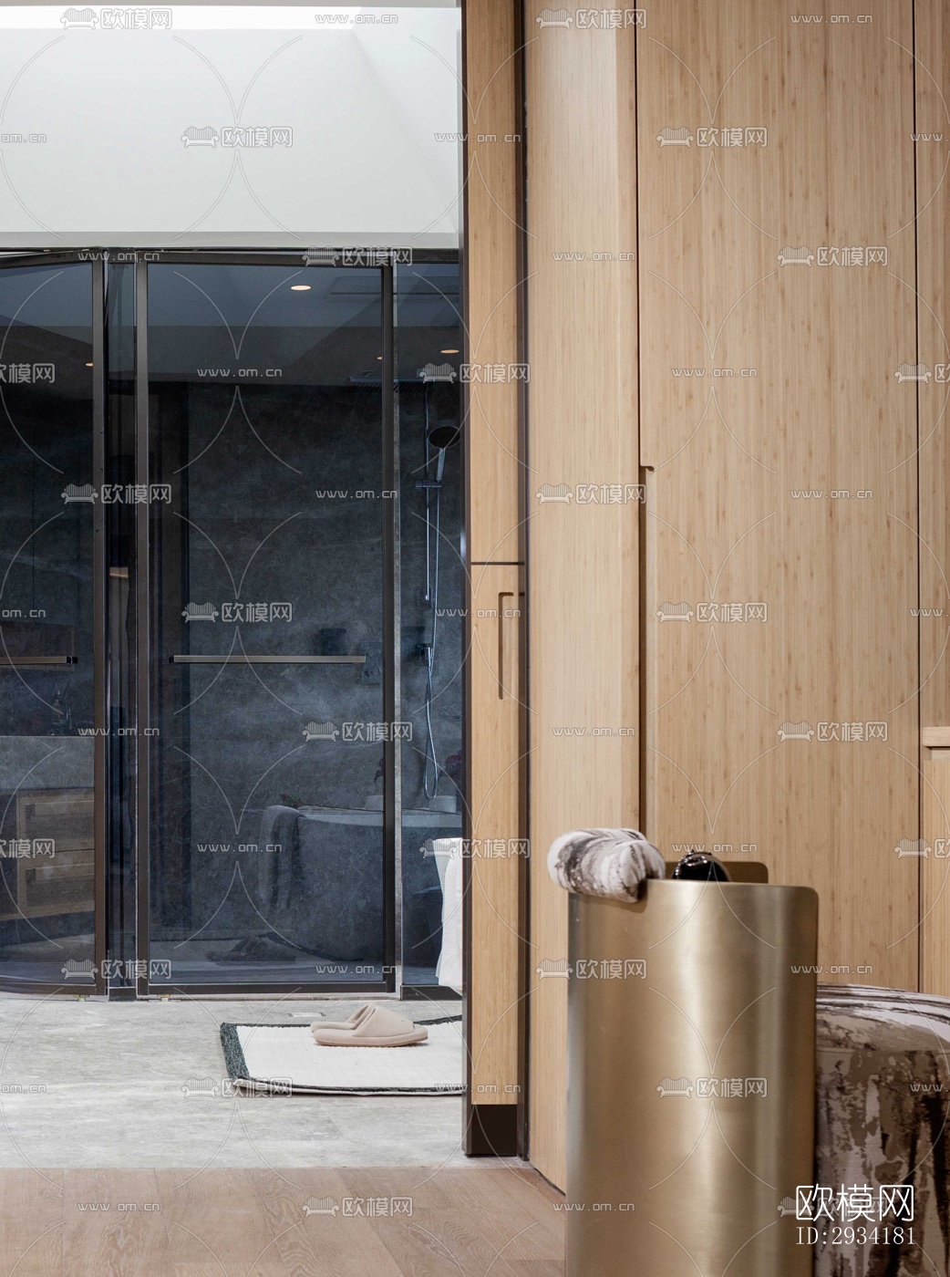 新中式复式效果图下载（渲染图10）