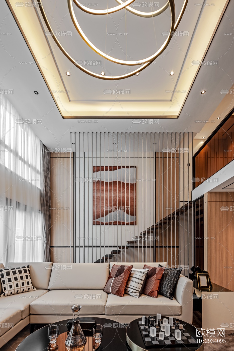 现代别墅效果图下载（渲染图11）