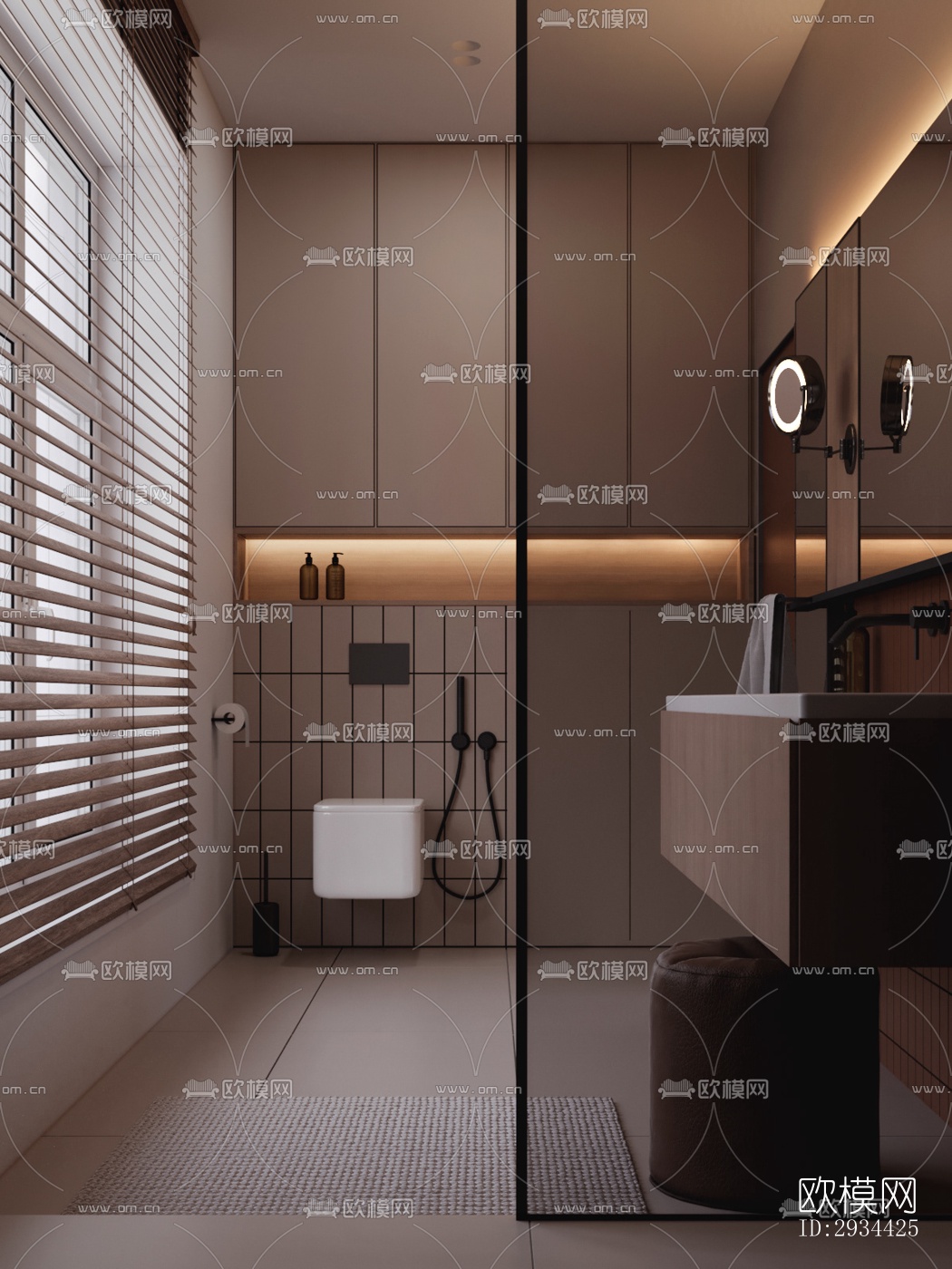 北欧平层效果图下载（渲染图13）