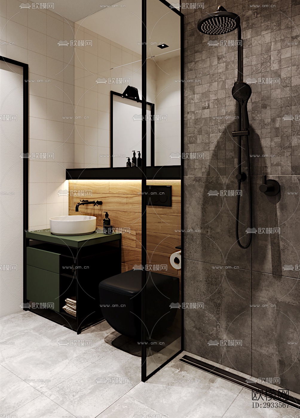 北欧公寓效果图下载（渲染图9）