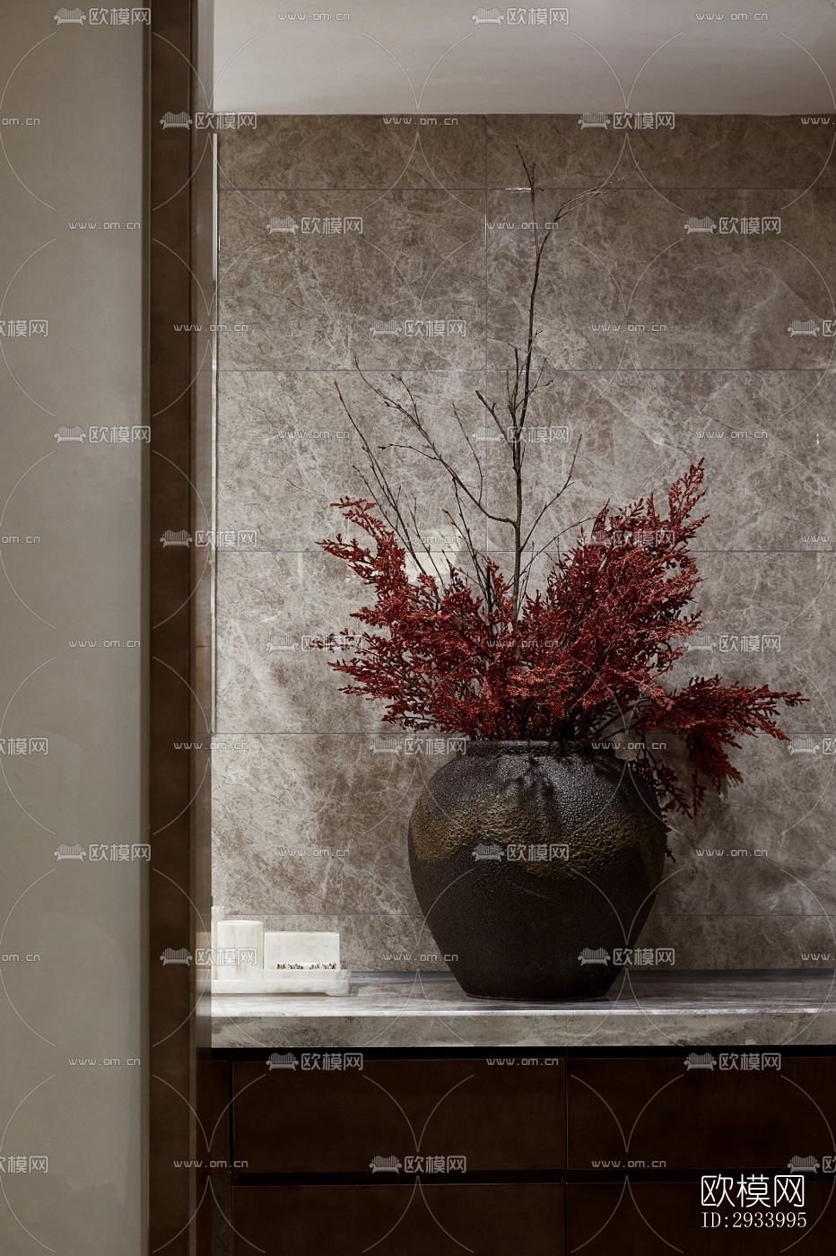 新中式别墅效果图下载（渲染图6）