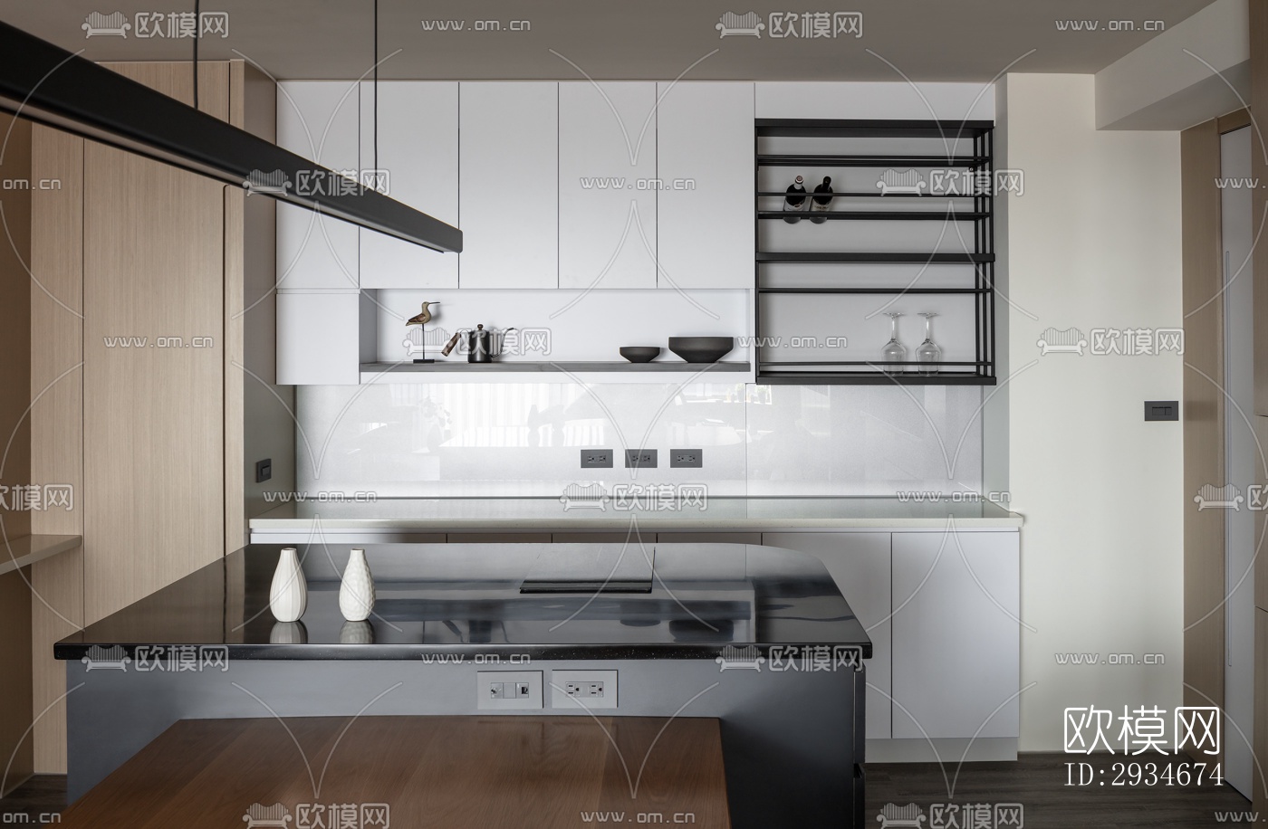 日式平层效果图下载（渲染图7）