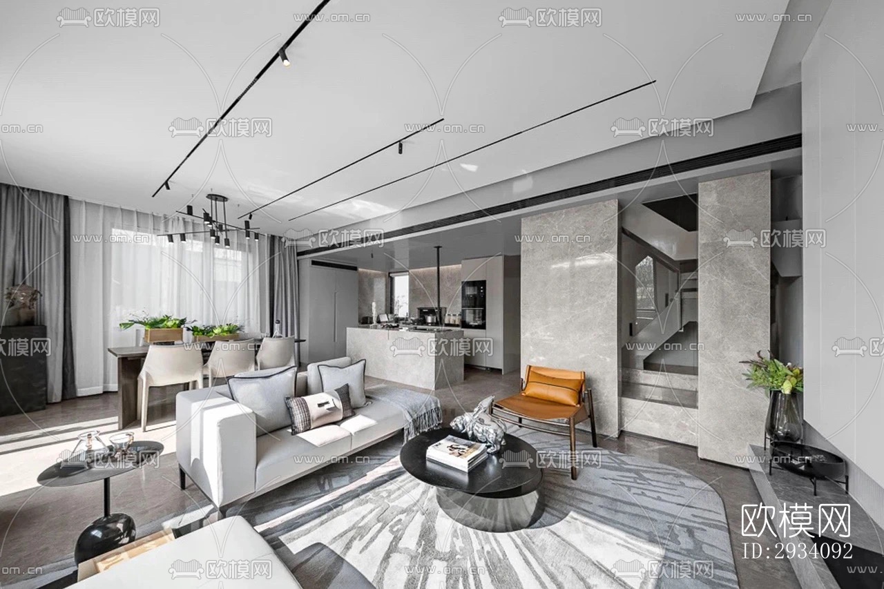 现代别墅效果图下载（渲染图9）