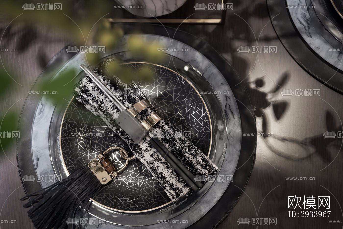 新中式别墅效果图下载（渲染图6）