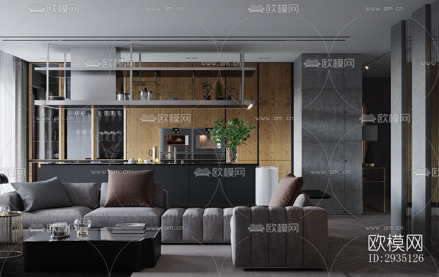 高级灰平层效果图下载（渲染图6）