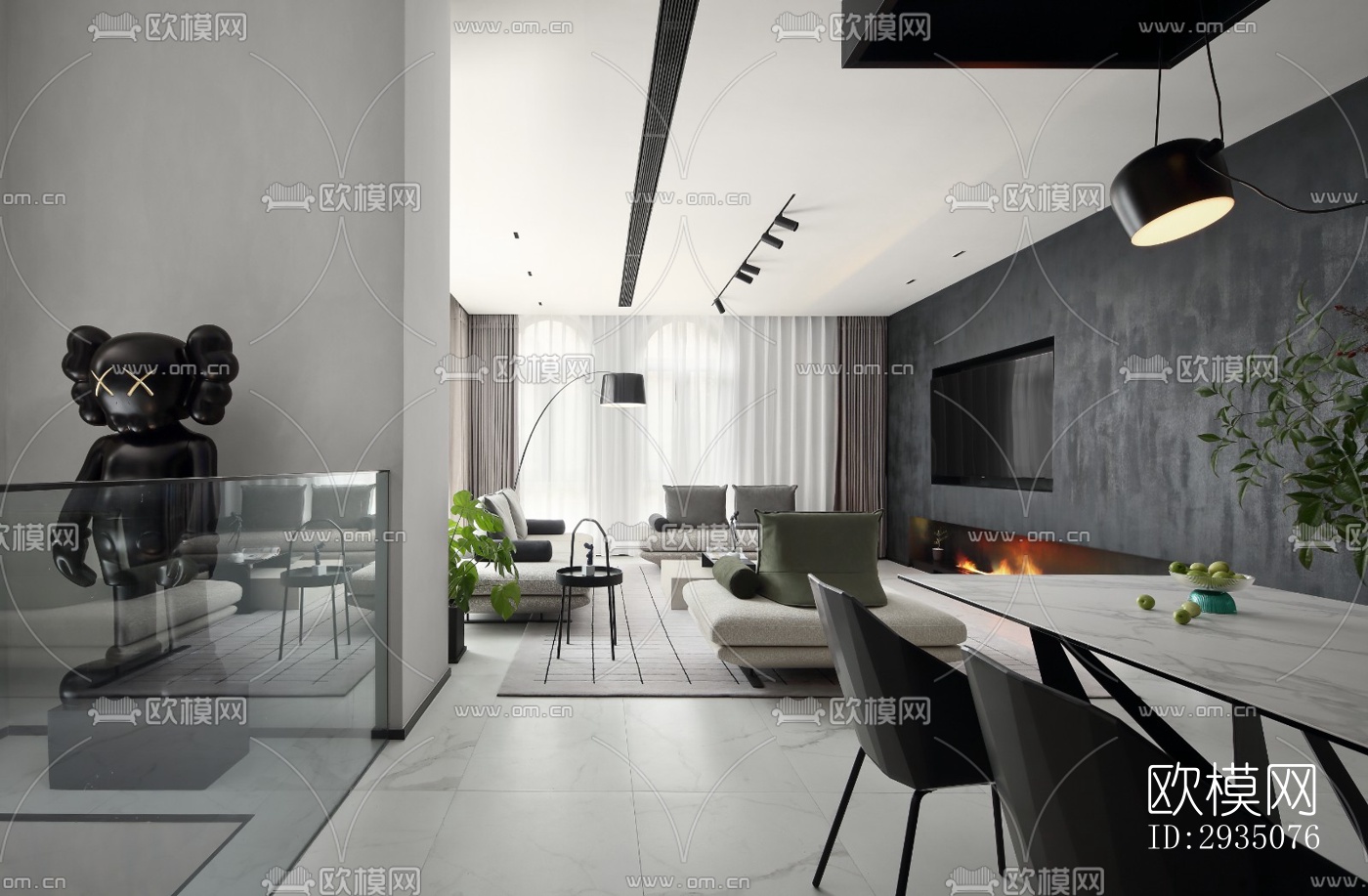 高级灰平层效果图下载（渲染图10）