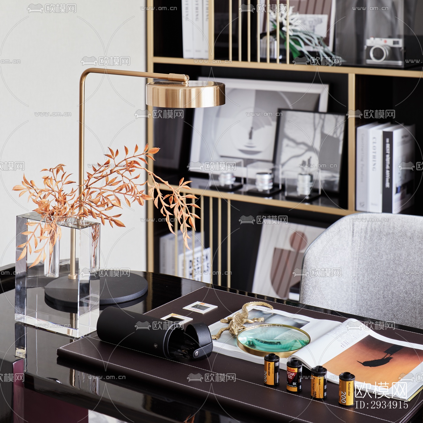 现代平层效果图下载（渲染图5）