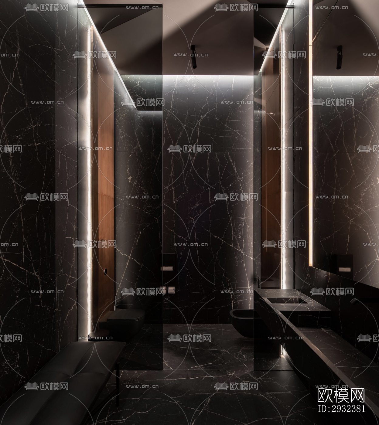 现代酒吧效果图下载（渲染图7）