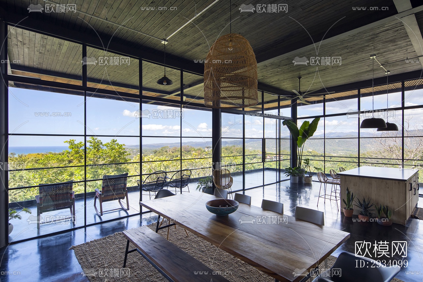 现代别墅效果图下载（渲染图2）