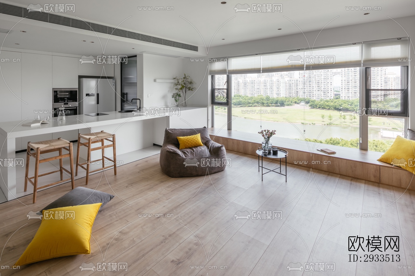 北欧公寓效果图下载（渲染图18）