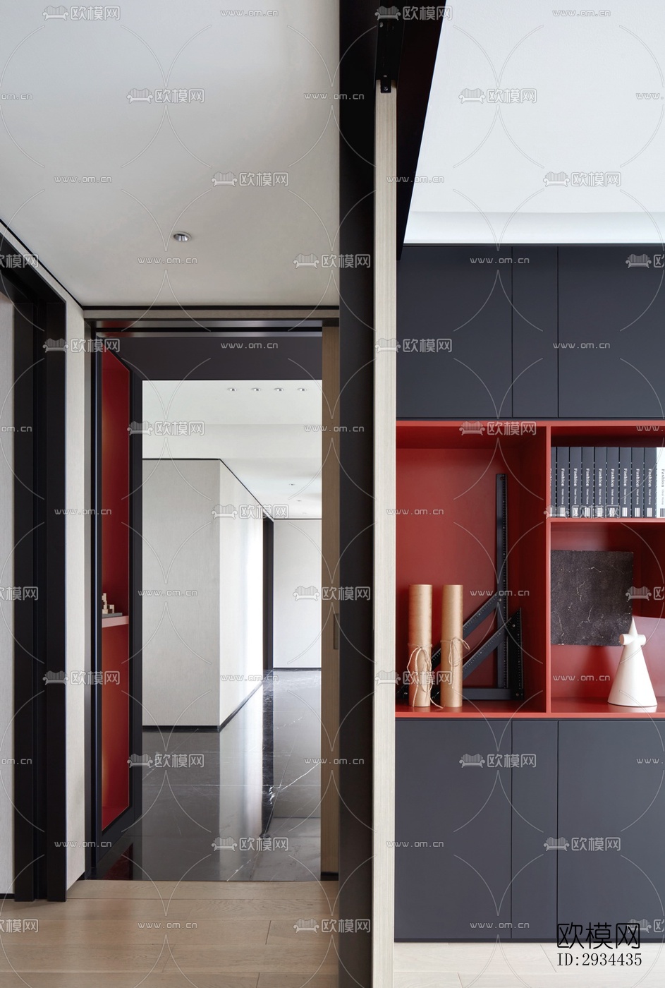 后现代平层效果图下载（渲染图7）