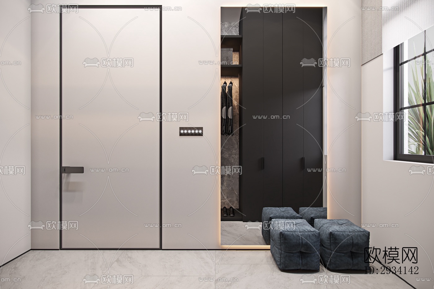 现代别墅效果图下载（渲染图9）