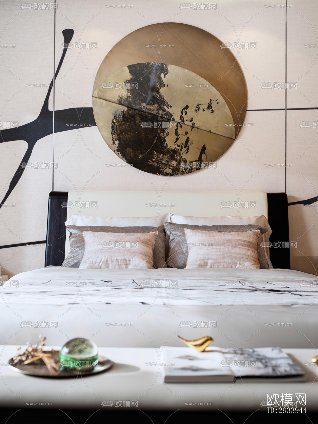 新中式别墅效果图下载（渲染图10）