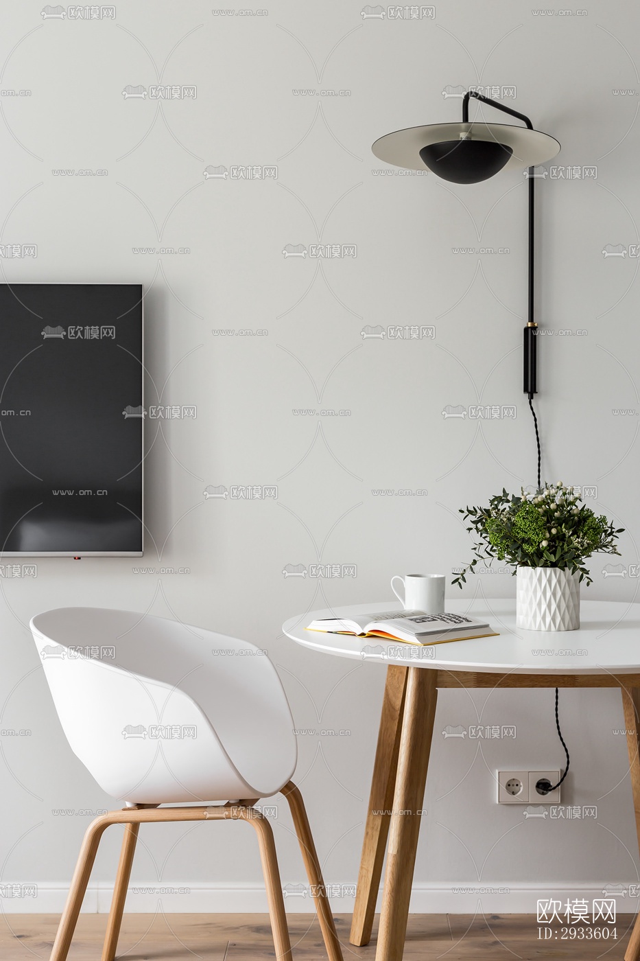 北欧公寓效果图下载（渲染图3）