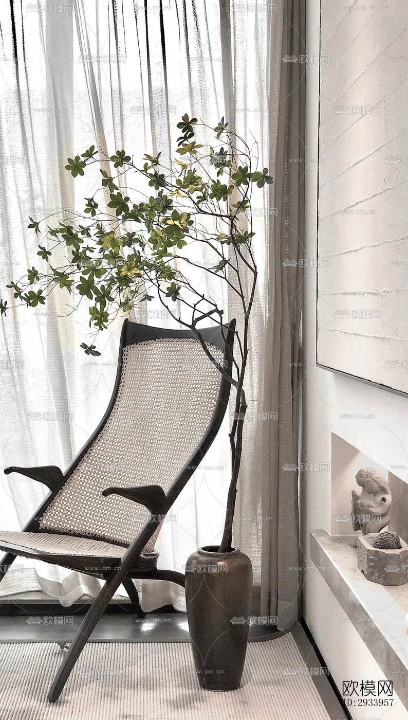 新中式别墅效果图下载（渲染图17）